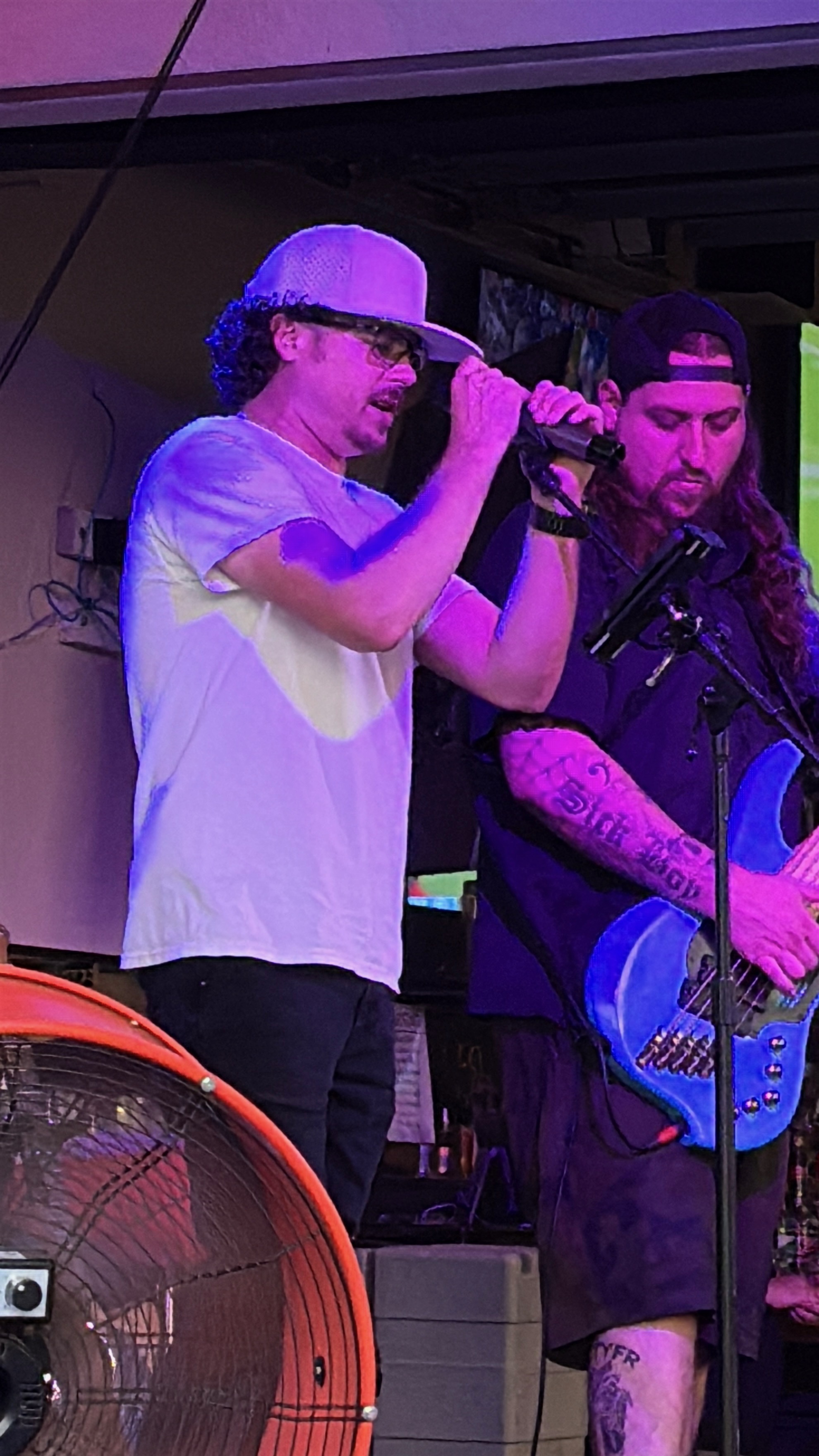 EchoGen vocalist performing live